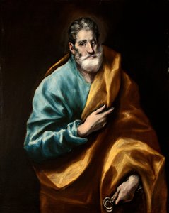 Spaans: San Pedro Apóstol Apostel Sint Pieter door El Greco
