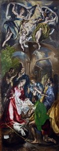 De aanbidding van de herders door El Greco