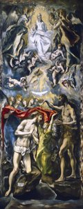 De doop van Christus door El Greco
