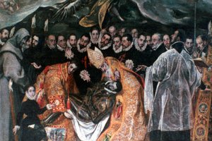 De Begrafenis van Graaf Orgaz (detail), 1586-1588