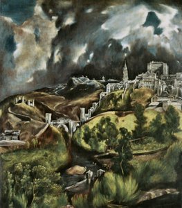 Uitzicht op Toledo door El Greco