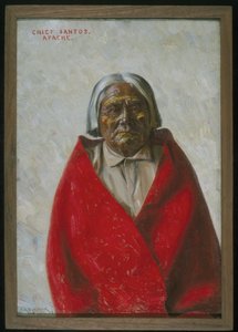 Chief Santos door Elbridge Ayer Burbank