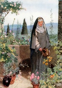 St Clare (kleurenlitho)