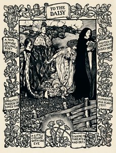 Illustratie bij Wordsworths gedicht Aan de Madelief, nr. 2 door Eleanor Fortescue Brickdale