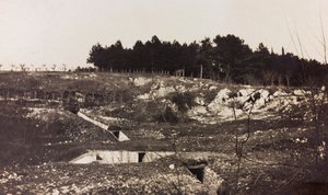 Album van de Eerste Wereldoorlog in Friuli-Venezia Giulia: loopgraven op de heuvels van Medea