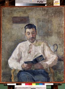 Portret van de Russische schilder Mikhail Matiushin