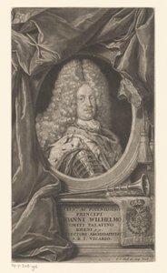 Portret van Johann Wilhelm door Elias Christopf Heiss