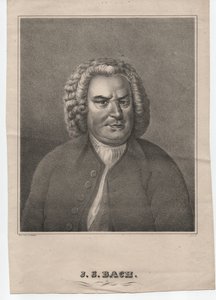 Johann Sebastian Bach (1685-1750) (ca. 1850, gravure)