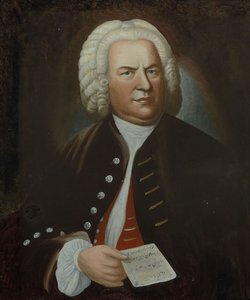 Portret van Johann Sebastian Bach, midden 18e eeuw