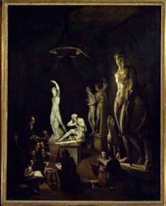 Gietkamer van de Koninklijke Academie van Londen in 1770