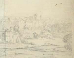 Italiaans landschap door Elias van Nijmegen (possibly)
