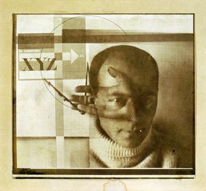 De Constructor (Zelfportret) - foto door Lazar Lissitskij alias El Lissitzky (Lissitsky of Lissitski) (1890-1941) - 1924
