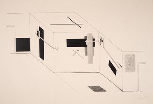 Zonder Titel. door Eliezer Markowich Lissitzky