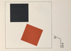 Over twee vierkanten, 1922