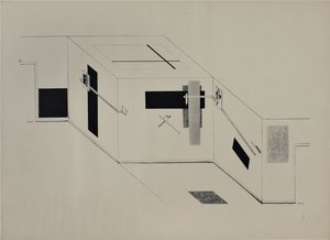 Proun door Eliezer Markowich Lissitzky