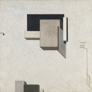 Proun 1 door Eliezer Markowich Lissitzky