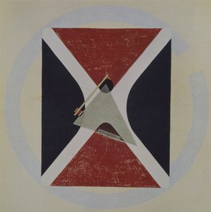 Proun 43, 1924 door Eliezer Markowich Lissitzky