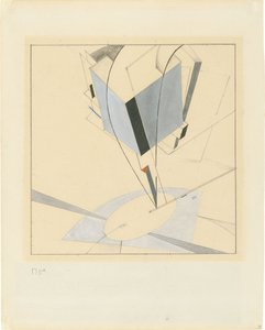 Proun 5 door Eliezer Markowich Lissitzky
