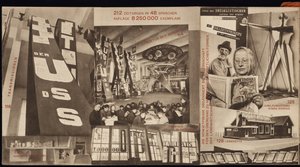 USSR. Catalogus van het Sovjetpaviljoen op de Internationale Pers Tentoonstelling, Keulen door Eliezer Markowich Lissitzky