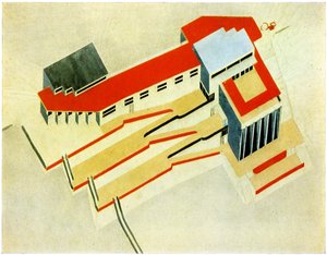 Yacht Club door Eliezer Markowich Lissitzky