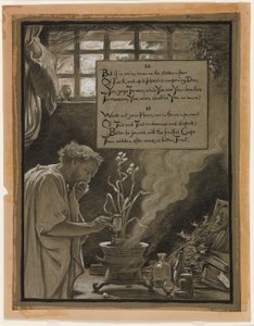 (Illustratie voor Rubáiyát van Omar Khayyám) De ijdele jacht door Elihu Vedder