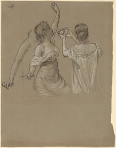 Dionysische feestvierders, midden-late 19e eeuw