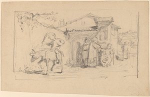 Zoon en ezel, ca. 1859