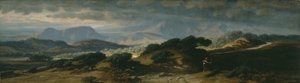Storm in Umbrië, 1875 door Elihu Vedder