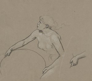 Studies voor Figuur van de Lente door Elihu Vedder