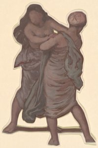 Studie voor Griekse meisjes die baden, ca. 1872