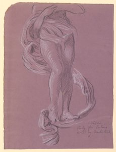Studie van "Fortuin" door Elihu Vedder