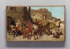 Die Fabel vom Müller, seinem Sohn und dem Esel Nr. 6 door Elihu Vedder