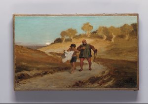 Die Fabel vom Müller, seinem Sohn und dem Esel Nr. 8 door Elihu Vedder