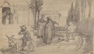 De Parabel van de Molenaar en de Ezel door Elihu Vedder