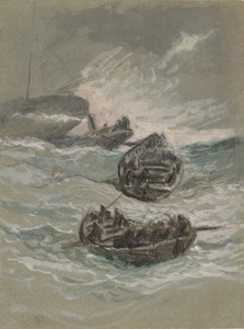 Het schipbreuk, ca. 1880