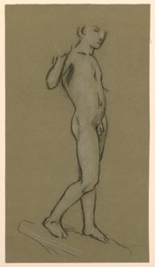 figuurstudie voor een fonteinontwerp