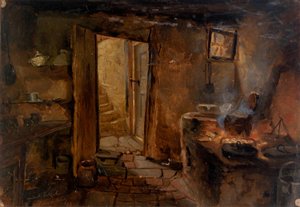 Interieur van een keuken door Eliphalet Fraser Andrews