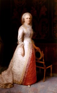 Martha Dandridge Custis Washington (Mrs. George Washington) door Eliphalet Frazer Andrews