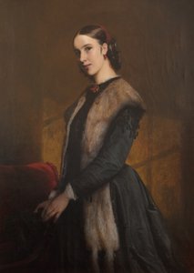Schrijfster Emma Kraft door Elisabeth Jerichau Baumann