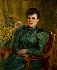 Anna Kjöllerfeldt, geboren Sinebrychoff (1854-1943) door Elisabeth Keyser
