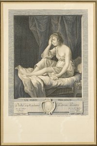 La Vertu Irresolue, gegraveerd door Louis Dennel