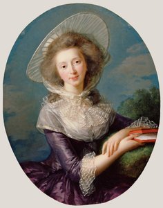 Portret van Vicomtesse de Vaudreuil door Élisabeth Louise Vigée Le Brun