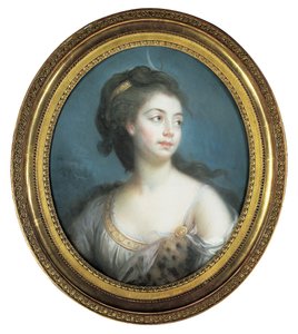 Allegorisch Portret van een Dame als Diana, 1777 door Elisabeth Louise Vigee Lebrun