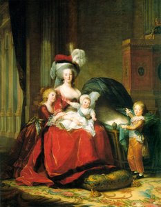 Marie Antoinette en haar kinderen, 1787 door Elisabeth Louise Vigee Lebrun