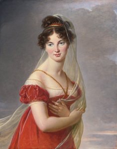 Portret van Aglae Angelique Gabrielle de Gramont door Elisabeth Louise Vigee Lebrun