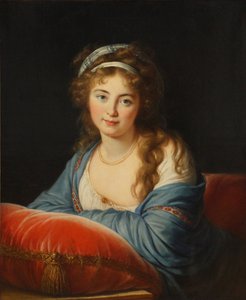 Portret van gravin Yekaterina Skavronskaya, née von Engelhardt 1761-1829, 1796