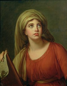 Portret van Emma Hart (ca. 1765-1815) later Lady Hamilton, als een Sibyl, ca. 1792