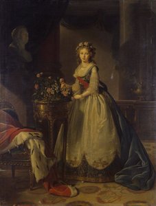 Portret van keizerin Elizabeth Alexeievna, prinses Louise van Baden 1779-1826, 1795 door Elisabeth Louise Vigee Lebrun