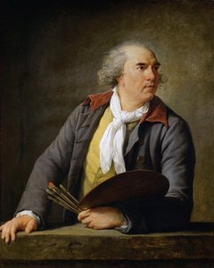 Portret van Hubert Robert 1733-1808, 1788 door Elisabeth Louise Vigee Lebrun