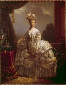 Portret van Marie Antoinette van Lorraine Habsburg (1755-1793) koningin van Frankrijk